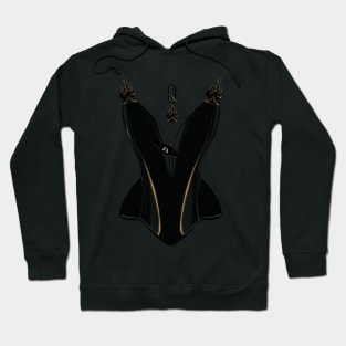 Queen of Spades corset (white) Hoodie